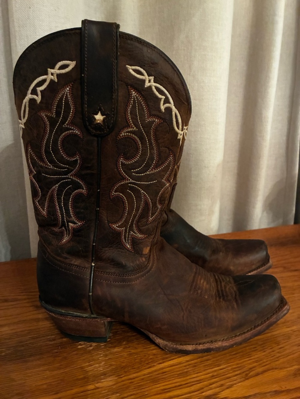 Tony Lama Women's Vaquero Western Boots - Brown Size 7.5 - Picture 1 of 7